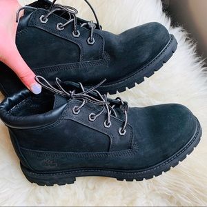 Black Nubuk Waterproof Timberland Boots
